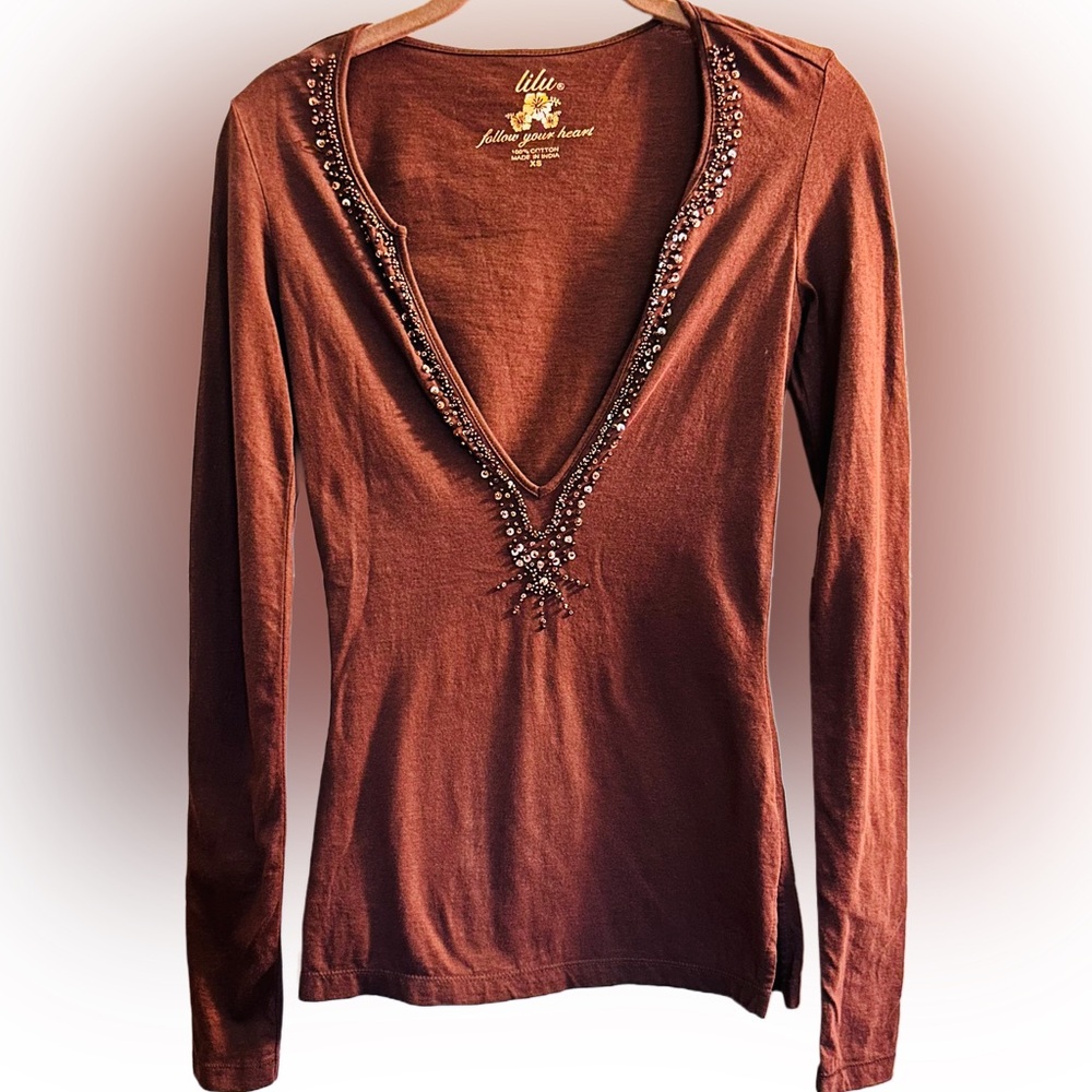 NWOT Lilu Long Sleeve Shirt *~Y2K ERA PACSUN~*
